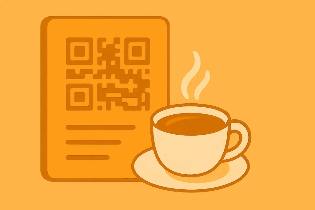 Menú digital para cafetería